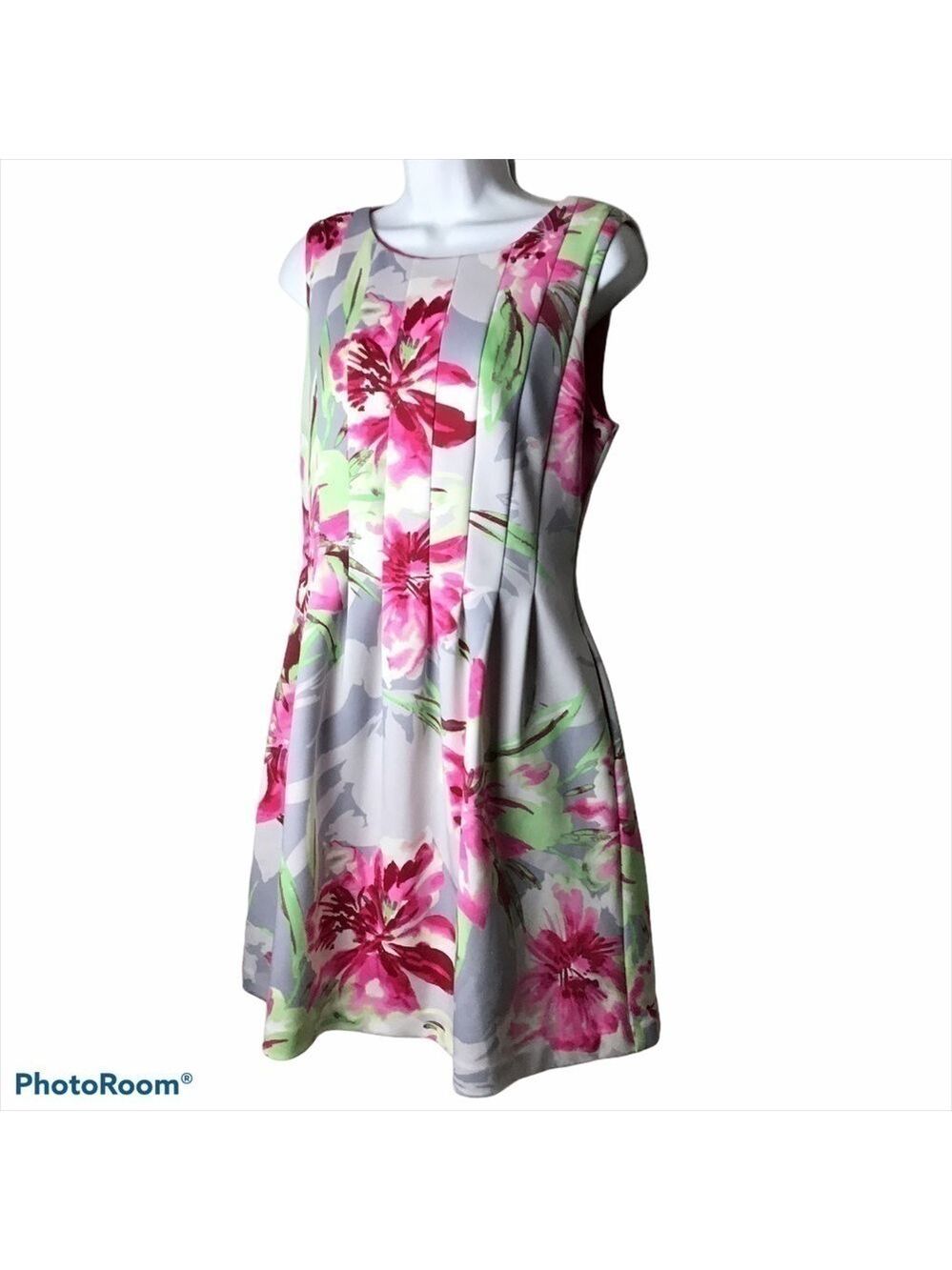 VINCE Camuto Flora Scuba F&F Dress